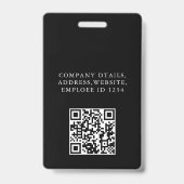 Moderne ID-Kaart | Aangepaste Bedrijf Logo Medewer Badge (Back)