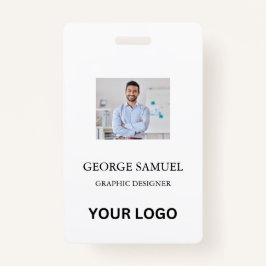 Moderne ID-Kaart | Aangepaste Bedrijf Logo Medewer Badge