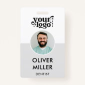 Moderne ID Kaart minimalistische bedrijfsmedewerke Badge (Voorkant)