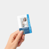 Moderne identiteitskaart | Minimale bedrijfsmedewe Badge (Handheld)