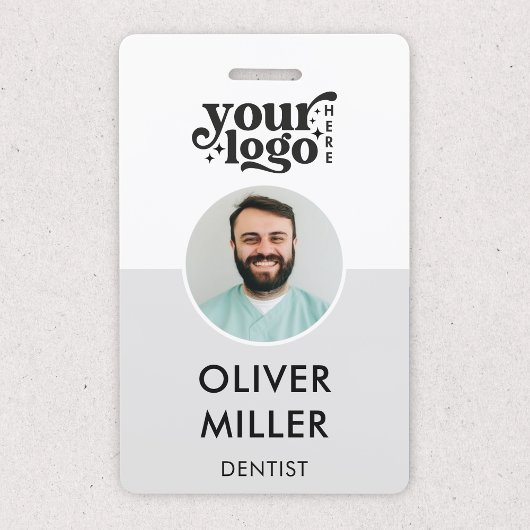 Moderne identiteitskaart Minimalistisch bedrijf we Badge