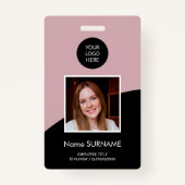 Moderne identiteitskaart van de kaart douanelogo f badge (Voorkant)