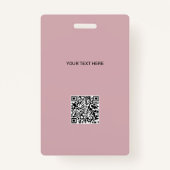 Moderne identiteitskaart van de kaart douanelogo f badge (Achterkant)