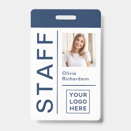 Moderne identiteitskaart voor het Personeel van he Badge (Voorzijde)