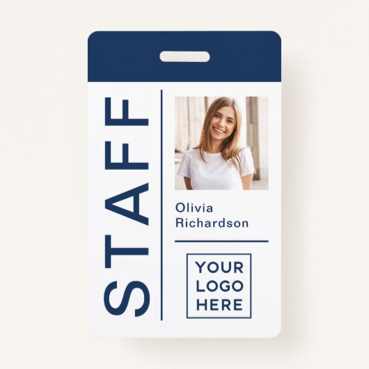 Moderne identiteitskaart voor het Personeel van he Badge (Voorkant)