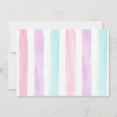 Moderne ijsklok op kermisdag bedankkaart (Achterkant)