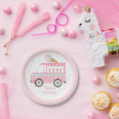 Moderne ijsklok op kermisdag papieren bordje (Feest)