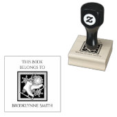 Moderne ijsschaatsen Dit boek behoort tot de boekp Rubberstempel (Gestempeld)