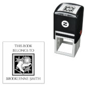 Moderne IJsschaatsen Dit Boek Is Van Ex Libris Zelfinktende Stempel (In situ)