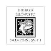 Moderne IJsschaatsen Dit Boek Is Van Ex Libris Zelfinktende Stempel (Design)