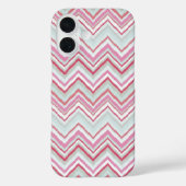 Moderne Ikat Chevron Stripe Abstracte geometrische Case-Mate iPhone Case (Achterkant)