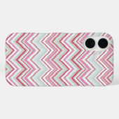 Moderne Ikat Chevron Stripe Abstracte geometrische Case-Mate iPhone Case (Achterkant (horizontaal))