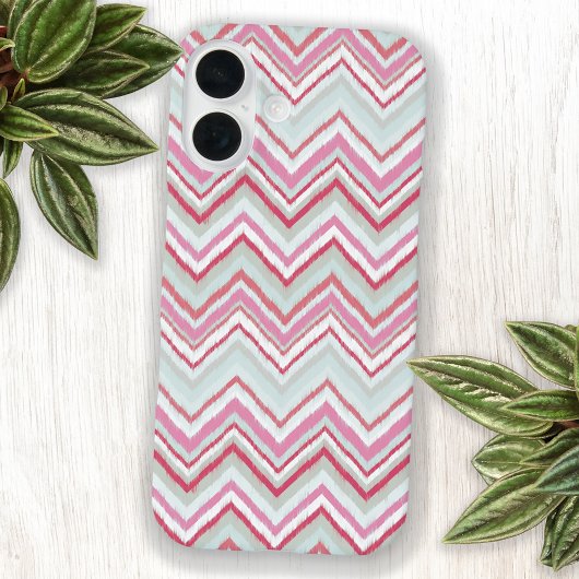 Moderne Ikat Chevron Stripe Abstracte geometrische Case-Mate iPhone Case