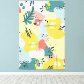 Moderne illustratie Abstract patroon Canvas Afdruk (Insitu (Houten vloer))