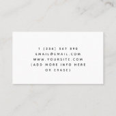 Moderne illustratie borstvoeding Borstvoeding Desk Visitekaartje (Achterkant)