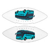 Moderne illustratie cartoon passagiersbus american football (Panelen)