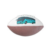 Moderne illustratie cartoon passagiersbus american football (Gedraaid 90)