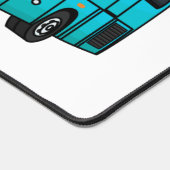 Moderne illustratie cartoon passagiersbus bureaumat (Hoek)