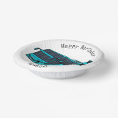 Moderne illustratie cartoon passagiersbus papieren kommen (Gebogen)