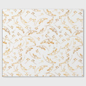 Moderne illustratie goudbessen cadeaupapier (Vlak)