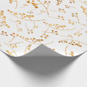 Moderne illustratie goudbessen cadeaupapier (Hoek)