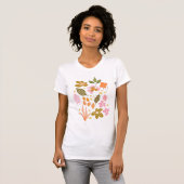  Moderne illustratie in roze T-shirt (Voorkant volledig)