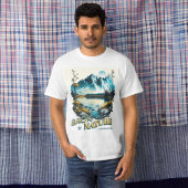 Moderne  illustratie Koele tekst effect Wit T-shirt