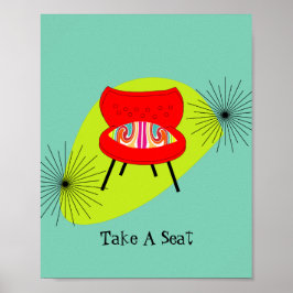 Moderne illustratie van de stijl van de Retrostijl Poster