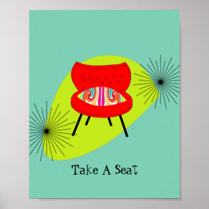 Moderne illustratie van de stijl van de Retrostijl Poster