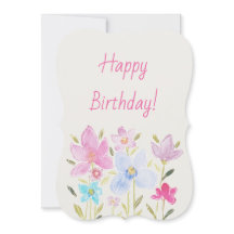 Moderne illustratie van de Waterverf van wilde blo