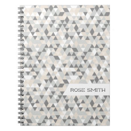 Moderne illustratie van geo-patroon notitieboek