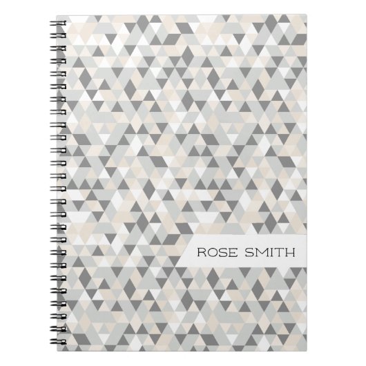 Moderne illustratie van geo-patroon notitieboek (Voorkant)