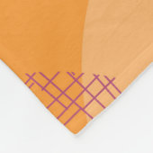 Moderne illustratie van moderne stijl uit de midde fleece deken (Hoek)