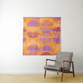 Moderne illustratie van moderne stijl uit de midde wandkleed (In Situ (horizontaal))