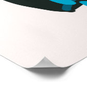  moderne illustratiroze laat natuur poster (Hoek)