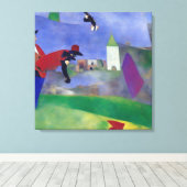 Moderne impressionist na het duel canvas afdruk (Insitu (Houten vloer))