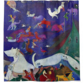 Moderne impressionist Noah's Ark 1 Douchegordijn (Voorkant)