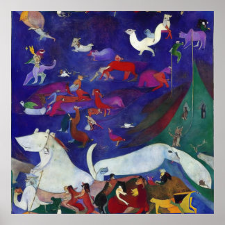 Moderne impressionist Noah's Ark 1 Poster