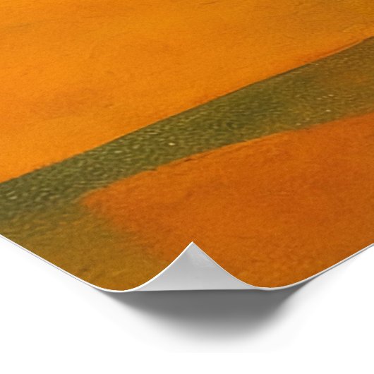 Moderne impressionist rustige tijd poster (Hoek)