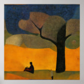 Moderne impressionist rustige tijd poster (Voorkant)