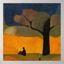 Moderne impressionist rustige tijd