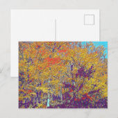 moderne impressionist Trees Briefkaart (Voorkant / Achterkant)