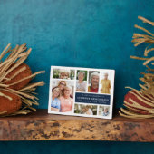 Moderne 'In Loving Memory' Fotocollage Fotoplaat (Zijkant)