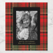 Moderne, incassofeestdag voor schrijfmachines, roo wijn etiket (Enkel label)