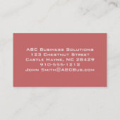 Moderne India Paisley Professional Visitekaartjes (Achterkant)