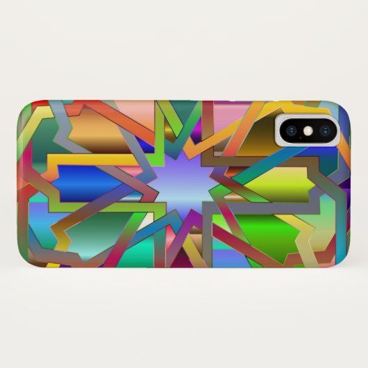 Moderne Indiase afdrukdraagtas met iPhone Case-Mate iPhone Case (Achterkant (horizontaal))
