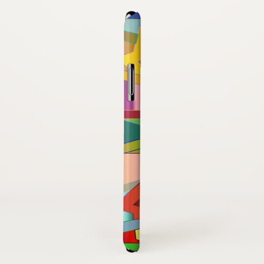 Moderne Indiase afdrukdraagtas met iPhone Case-Mate iPhone Case (Achterkant / rechts)