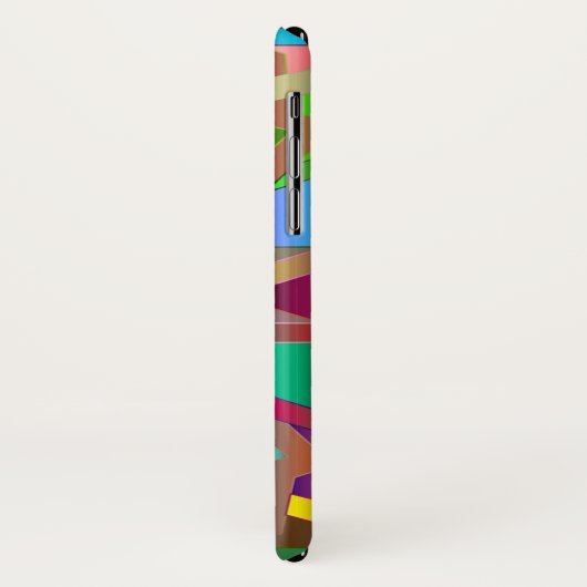 Moderne Indiase afdrukdraagtas met iPhone Case-Mate iPhone Case (Achterkant/links)