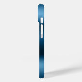 Moderne Indigo Blauwe Agaat Diamanten Case-Mate iPhone Case (Achterkant / Links)