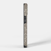 Moderne indigoblauwe agaatdiamanten iPhone hoesje (Rechterkant)